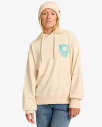 0 More Rides - Sudadera con capucha para Mujer Blanco EBJSF00179 Billabong