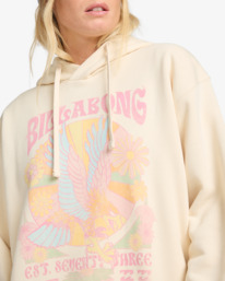 4 Aguila - Felpa con cappuccio da Donna White EBJSF00186 Billabong