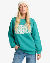 1 Alvarado - Sweater voor Dames Green EBJSF00190 Billabong
