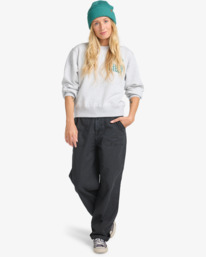 1 Familiy Tree - Sudadera para mujer Gris EBJSF00191 Billabong