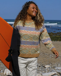 0 Camp  - Camisola com gola redonda para Mulher Multi EBJSW00130 Billabong