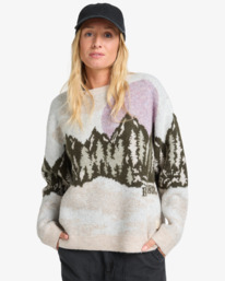 0 Camp - Pull pour Femme Blanc EBJSW00134 Billabong