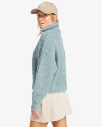 3 Lost Heaven - Half Zip Jumper for Women Blue EBJSW00135 Billabong