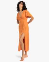 3 Jet Set - Robe midi pour Femme Orange EBJWD00134 Billabong