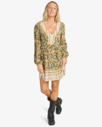 1 New Dawn - Mini dress for Women Green EBJWD00151 Billabong