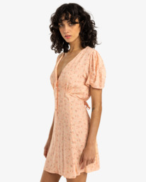 4 Retro Mood - Robe courte pour Femme Rose EBJWD00154 Billabong