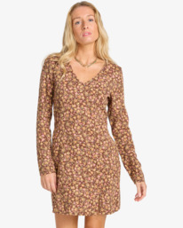 1 Your Time - Mini Dress for Women Brown EBJWD00163 Billabong