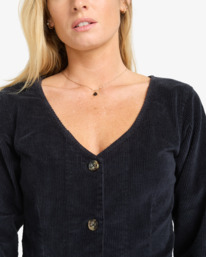 3 Last Waves - Minivestido para mujer Negro EBJWD00164 Billabong