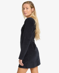 2 Last Waves - Minivestido para mujer Negro EBJWD00164 Billabong