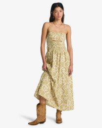 1 Cloud - Strappy Dress for Women Green EBJWD00169 Billabong