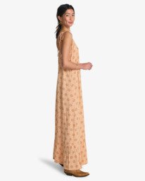 3 Gypsy Backless - Kleid mit V-Ausschnitt f&uuml;r Frauen Rosa EBJWD00176 Billabong