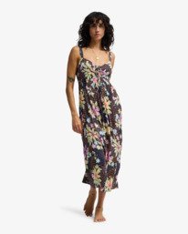 1 So Dreamy - Robe effet textur&eacute; froiss&eacute; pour Femme Bleu EBJWD00192 Billabong