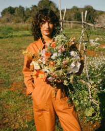 0 Take The Road - Corduroy Romper for Women Brown EBJWO03004 Billabong