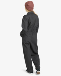 1 Take The Road - Corduroy Romper for Women Black EBJWO03004 Billabong