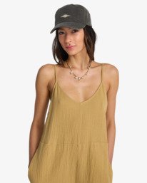 4 Only In Dreams - Mono con pernera ancha para mujer Marron EBJWO03006 Billabong