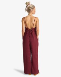 2 Only In Dreams - Combinaison &eacute;vas&eacute;e &agrave; la jambe pour Femme Rouge EBJWO03006 Billabong