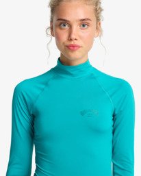 4 Tropic Surf - T-shirt de surf de manga comprida com UPF 50 para Mulher Azul EBJWR03014 Billabong