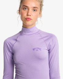 4 Tropic Surf - T-shirt de surf de manga comprida com UPF 50 para Mulher Roxo EBJWR03014 Billabong