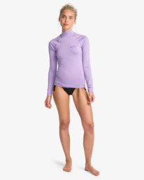 1 Tropic Surf - T-shirt de surf de manga comprida com UPF 50 para Mulher Roxo EBJWR03014 Billabong