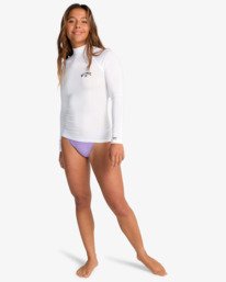 1 Tropic Surf - Surf-tee manches longues UPF 50 pour Femme Blanc EBJWR03014 Billabong