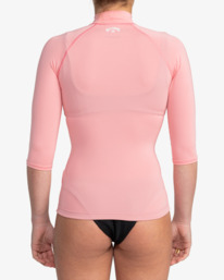 2 Tropic Surf - Short Sleeves UPF 50 Surf T-Shirt for Women Pink EBJWR03019 Billabong