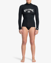 1 Tropic Surf - Surf-Longsleeve mit UPF 50 f&uuml;r Frauen Schwarz EBJWR03020 Billabong