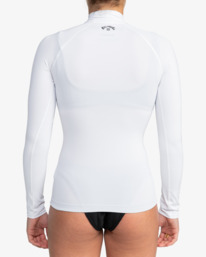 2 Tropic Surf - Surf-Longsleeve mit UPF 50 für Frauen Weiss EBJWR03020 Billabong