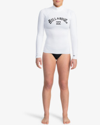 1 Tropic Surf - Long Sleeves UPF 50 Surf T-Shirt for Women White EBJWR03020 Billabong