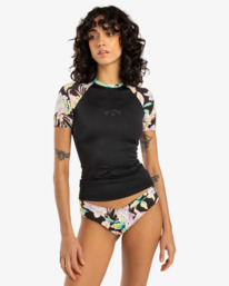 0 Surf Capsule - Camiseta surf de manga corta para Mujer Negro EBJWR03027 Billabong