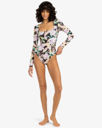 2 Shadow Tropic - Long Sleeves One-Piece Swimsuit for Women Multi EBJWR03029 Billabong