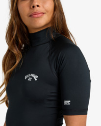 3 Tropic Surf - Short Sleeves Surf T-Shirt for Women Black EBJWR03041 Billabong