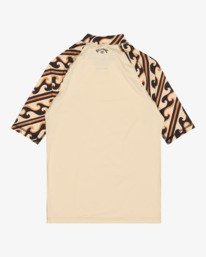 1 Tropic Surf Print - Licra protetora de manga curta para Mulher Branco EBJWR03047 Billabong