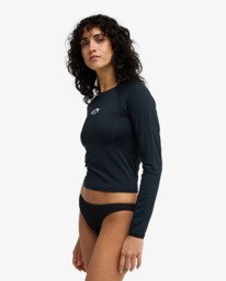 1 Crop Licra - Licra crop de manga larga para mujer Negro EBJWR03051 Billabong