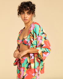 1 All Good - Camisa con botones para Mujer Multi EBJWT00108 Billabong