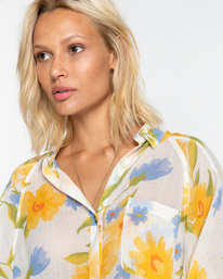 5 Isabel - Camicia a Maniche Lunghe da Donna White EBJWT00110 Billabong