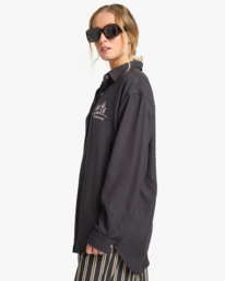 3 Beach Side - Long Sleeve Shirt for Women Black EBJWT00118 Billabong