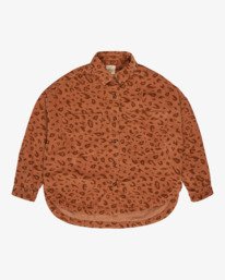 0 Stoked On You - Overhemd met Lange Mouwen voor Dames Brown EBJWT00120 Billabong