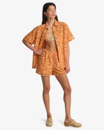 1 Summers End - Camicia a maniche corte da Donna Orange EBJWT00126 Billabong