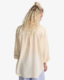 2 Find Me Here - Long Sleeve Shirt for Women White EBJWT00128 Billabong