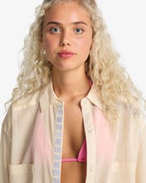 4 Find Me Here - Long Sleeve Shirt for Women White EBJWT00128 Billabong