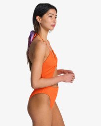 3 Summer High Salty - Skimpy One-Piece Swimsuit for Women Orange EBJX100115 Billabong