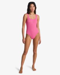 1 Summer High - Skimpy One-Piece Swimsuit for Women Pink EBJX100118 Billabong