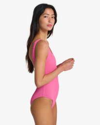 3 Summer High - Skimpy One-Piece Swimsuit for Women Pink EBJX100118 Billabong