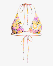 5 Sol Searcher Multi Tri - Triangle Bikini Top for Women Purple EBJX300103 Billabong