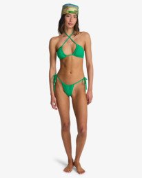 3 Sol Searcher Multi Tri - Triangle Bikini Top for Women Green EBJX300103 Billabong