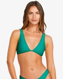3 Sol Searcher Ava Tank - Tank Bikini Top for Women Green EBJX300105 Billabong