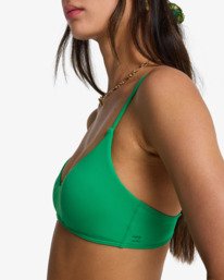 4 Sol Searcher Bralette - Bikini Top for Women Green EBJX300114 Billabong