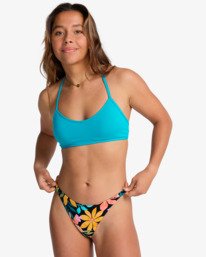 0 Sol Searcher - Bikinioberteil mit voller Bedeckung für Frauen Blau EBJX300119 Billabong