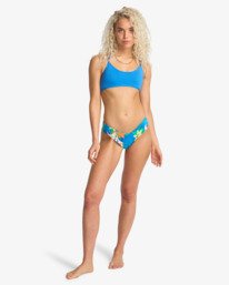 1 Sol Searcher Lace Up Trilet - Full Coverage Bikini Top for Women Blue EBJX300119 Billabong
