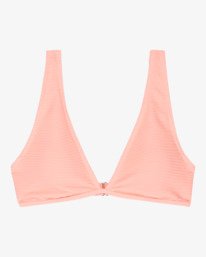 0 Tanlines Ava Tank - Medium Coverage Bikini Top for Women Pink EBJX300120 Billabong